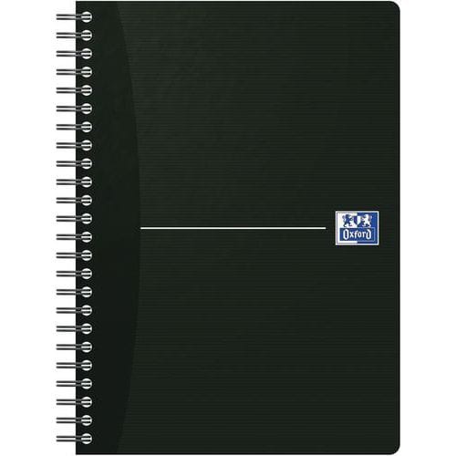 Cuaderno Office Integrale 148x210 180p 90g q5/5 negro - Oxford