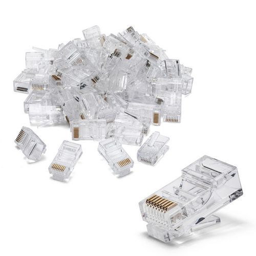 Pack de 50 conectores de engaste para cable UTP CAT5 - Velamp