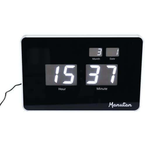 Reloj de pared LED - Manutan Expert