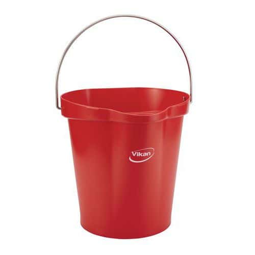 Cubo alimentario graduado con pico vertedor - 12 L