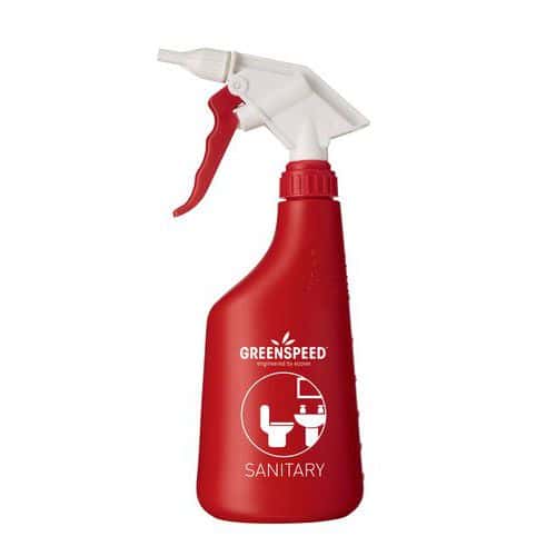 Aerosol vacío 650 ml para sanitario - Rojo