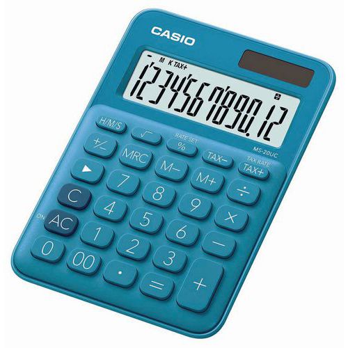 Calculadora de oficina - MS 20UC - 12 dígitos - Casio