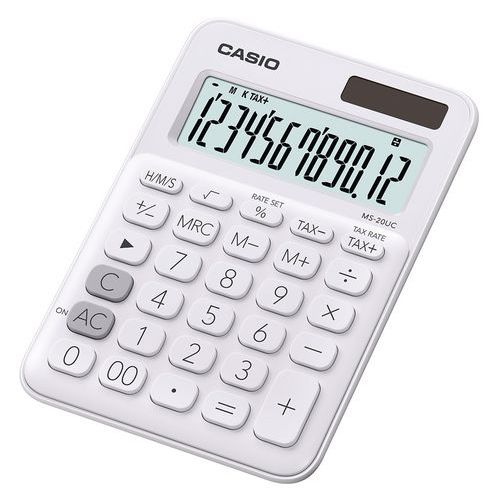 Calculadora de oficina - MS 20UC - 12 dígitos - Casio