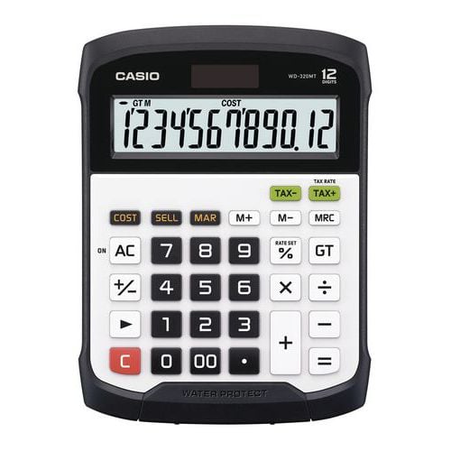 Calculadora resistente al agua y al polvo - WD320MT - Casio