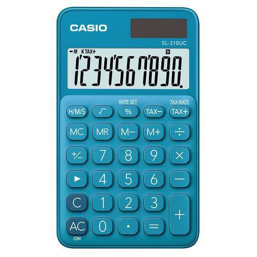 Calculadora de bolsillo - SL-310UC - 10 dígitos - Casio