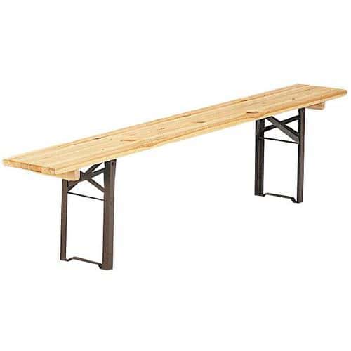 Banco de madera plegable de 160 cm y 220 cm