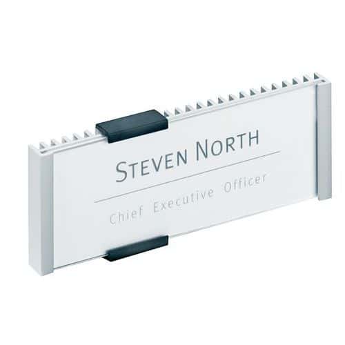 Placa de puerta Infosign - 14,9 x 5,25 cm - Resistente