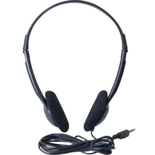 Cómodos auriculares estéreo estándar - Negro