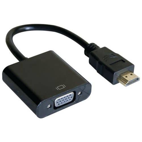 Cable adaptador HDMI a VGA - 23 cm