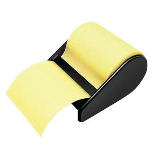 Dispensador de notas adhesivas amarillo Brix - 60 mm x 10 m