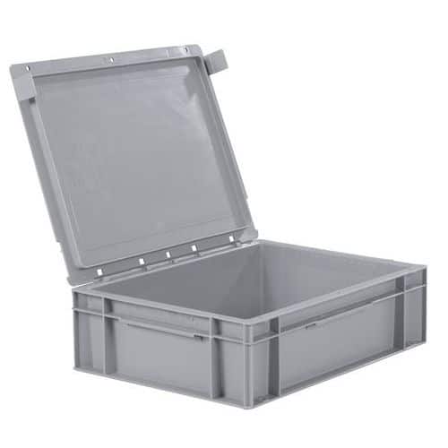 Caja norma Europa con tapa - Longitud 400 mm - De 10 a 30 L