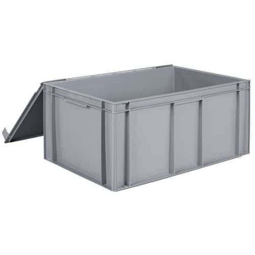 Caja norma Europa con tapa - Longitud 600 mm - De 28 a 75 L