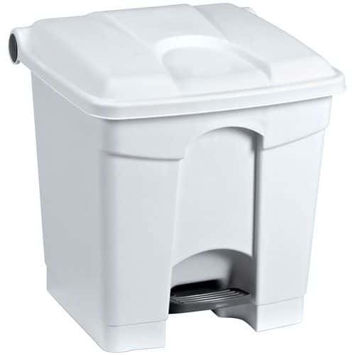 Cubo de basura agroalimentario con ruedas de plástico - 30 L - Manutan Expert