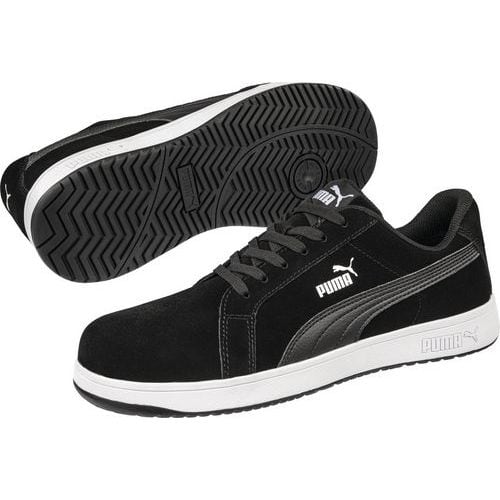 Calzado de seguridad ICONIC BLACK LOW S1PL ESD Negro - Puma Safety