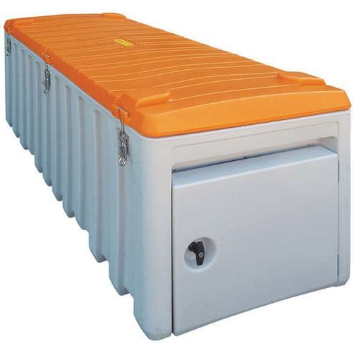 Caja de transporte 750 L - Cembox con trampilla