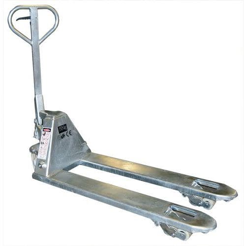 Transpaleta manual galvanizada - Capacidad 2500 kg