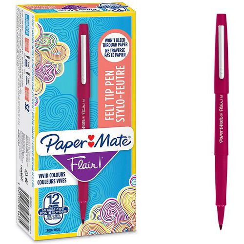 Caja de 12 rotuladores Flair® - Paper Mate®