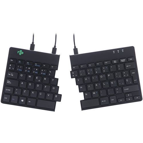 Teclado ergonómico QWERTY (ES) R-Go Split Break de R-Go Tools