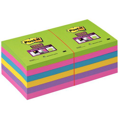 Post-it® Super Sticky Surtido