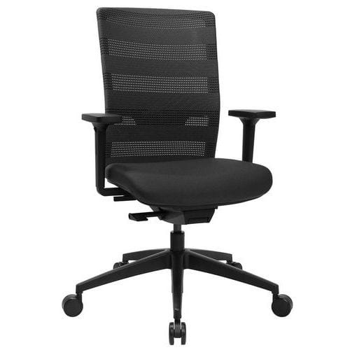 Silla de oficina SITNESS AirWork con asiento negro - Topstar