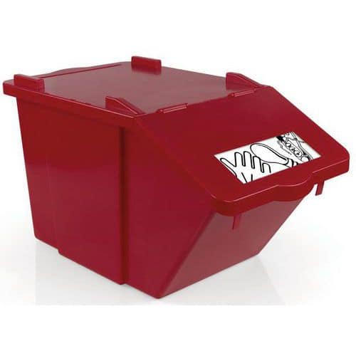 Cubo de basura HACCP encajable - 45 L