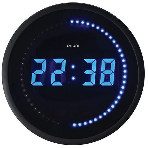 Reloj LED azul de 30 cm - Orium