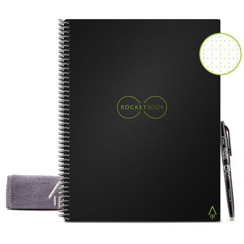 Cuaderno Rocketbook Core Letter Infinity negro - BIC