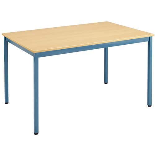 Mesa rectangular polivalente - Tablero de melamina - Longitud 160 cm