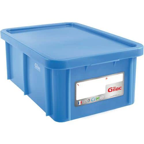 Caja apilable con tapa - 595 mm de longitud- de 35 a 55 L - Gilac