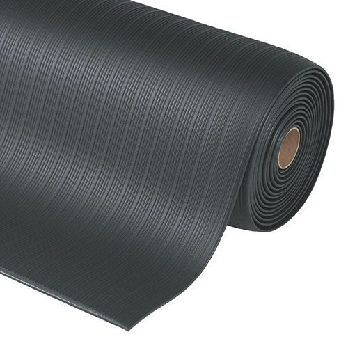 Alfombra antifatiga ergonómica Airug con estrías L122 Negro - Notrax