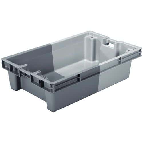 Caja apilable gran formato - Bicolor - de 620 a 890 mm de longitud - de 60 a 75 L