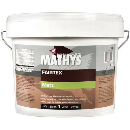 Pintura Mathys acrílica blanca mate para paredes y techos - Rust Oleum