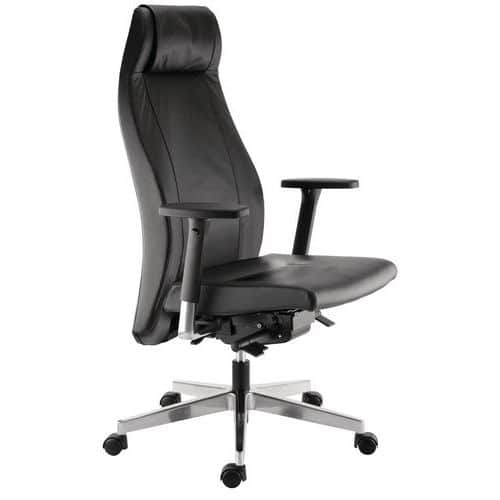 Silla de oficina ergonómica GO para uso continuo