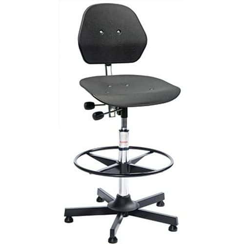 Silla de taller maciza Solid -Alt.Media- Global Professional Seating