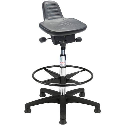 Silla Sit-Stand Alfa Octo60 - Alta - Global Professional Seating