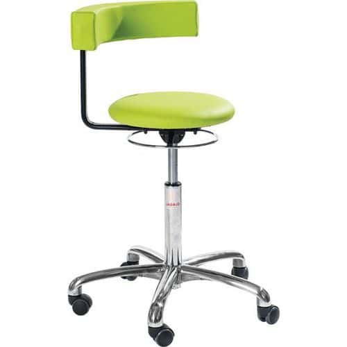 Silla Saturn Alu610 - Polipiel - Baja - Global Professional Seating