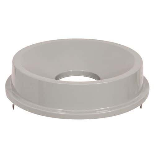 Tapa de embudo gris para contenedor redondo Brute de 121 L - Rubbermaid