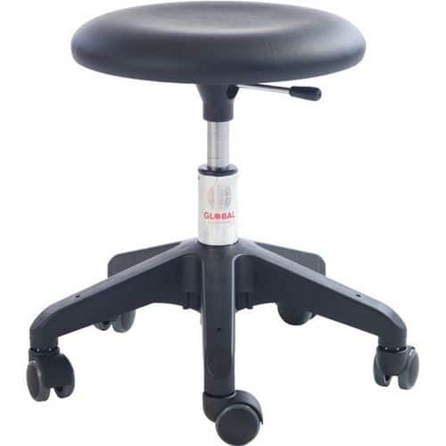 Taburete Beta Octopus - Polipiel - Bajo - Global Professional Seating