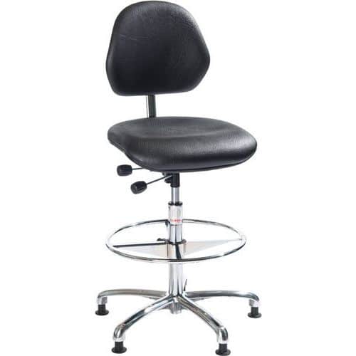 Silla de taller Aktiv -Polipiel- Alta - Global Professional Seating