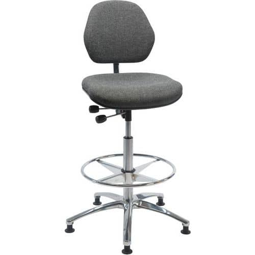 Silla de taller Aktiv ESD -Tejido - Alta - Global Professional Seating