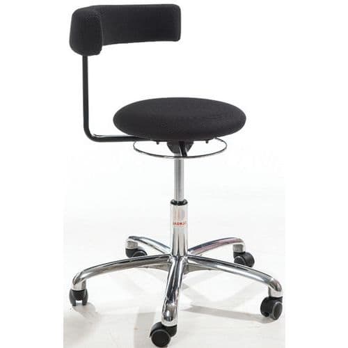 Silla Saturn Alu610 -Tejido - Alt.Media - Global Professional Seating