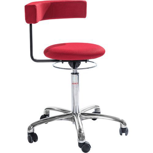 Silla Saturn Alu610 - Tejido - Baja - Global Professional Seating