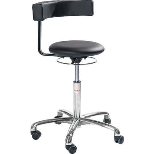 Silla Saturn Alu610 - Polipiel - Baja - Global Professional Seating