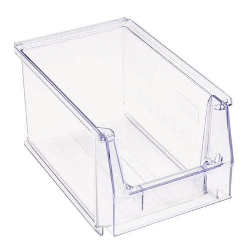 Caja con abertura frontal apilable- Longitud 230 mm - 3,8 L