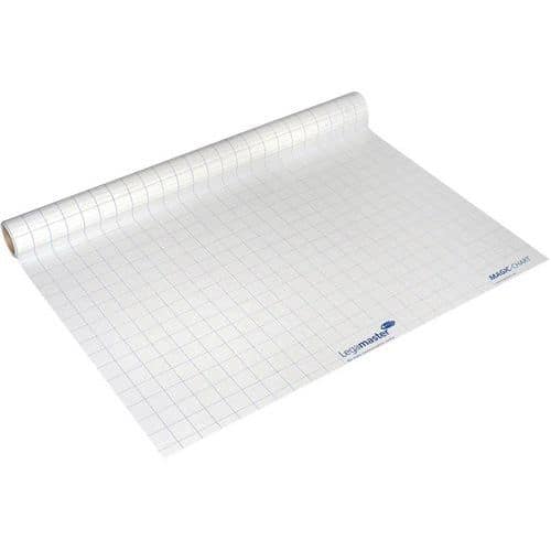 Papel cuadriculado electrostático Magic Chart - Lote de 25 - Legamaster