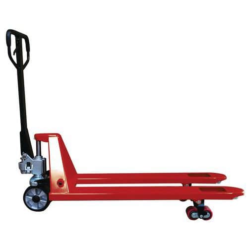 Transpaleta manual roja - Capacidad 2500 kg