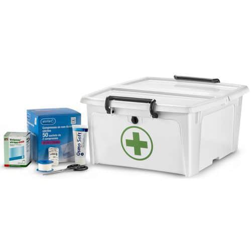 Caja de farmacia de 20 L con apertura frontal - CEP