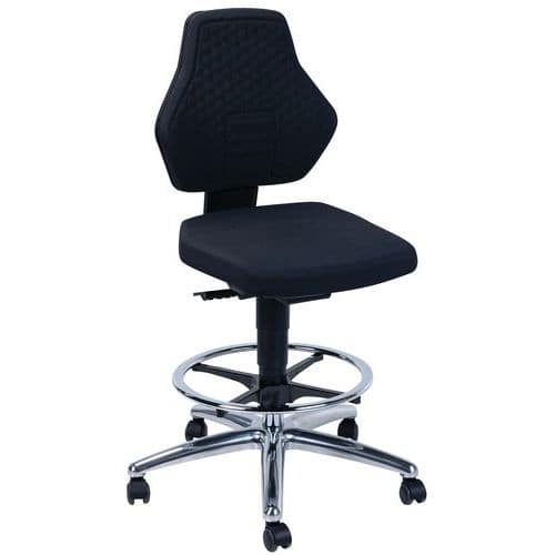 Silla alta Supertec con ruedas autobloqueantes - Manutan Expert