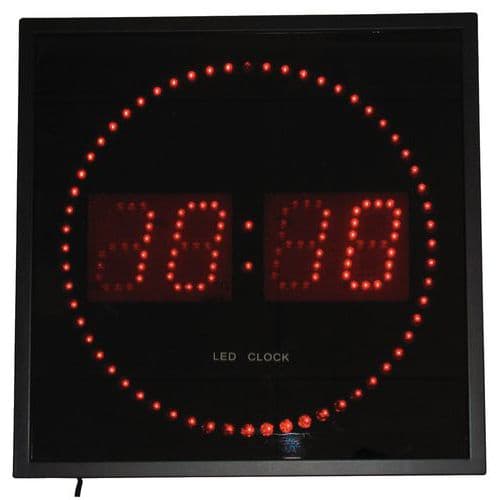 Reloj eléctrico con leds