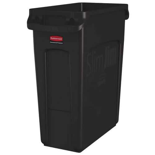 Colector Slim Jim con ventilac. - Marrón - 60 L - Rubbermaid